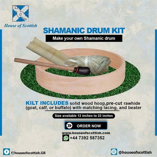 Shamanic drum making kit - shamanic,