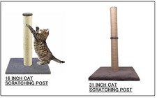 CAT SCRATCHING POLE Post Pad Scratcher Play Stand Scratch Kitten