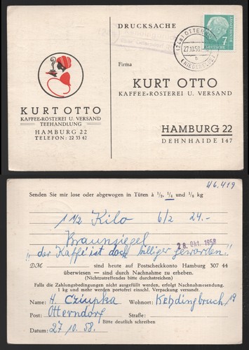 1958 germany coffee roaster - 1958,