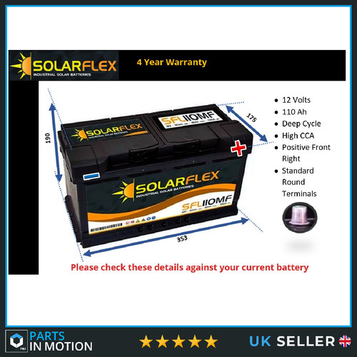 12v 110ah leisure battery dual - battery,
