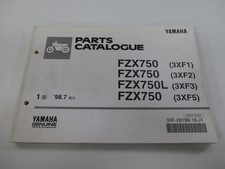 Yamaha FZX750 L Parts List
