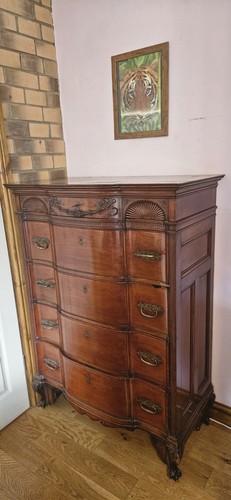 Antique mahogany bow - mahogany,