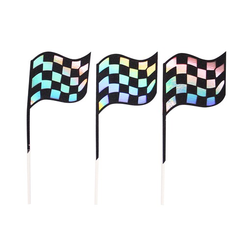 Pcs racing flag design - racing, cake