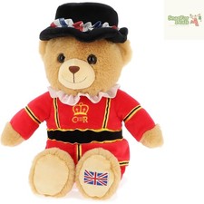 Eco-Friendly 15cm Beefeater Bear - Adorable UK Souvenir Toy for Collectors