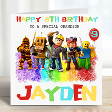 Personalised Roblox Birthday