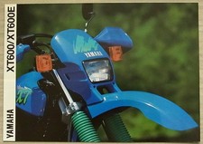 YAMAHA XT600/XT600E MOTORCYCLES Sales Brochure c1991 #LIT-3MC-0107012-91E