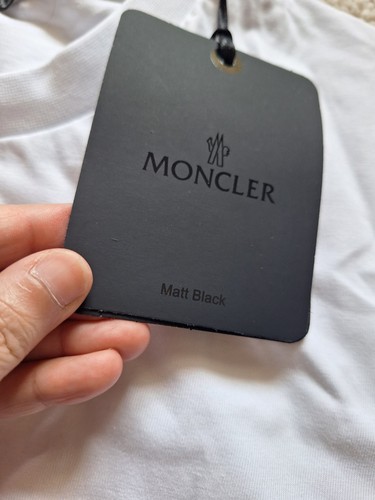Moncler matt black white - matt, men's