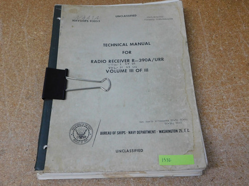 390a urr volume iii - r-390a,