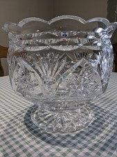 A Gorgeous Cut Glass Large