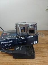 Panasonic Lumix DMC-TZ18 14.1 MP 16X Zoom Compact Digital Camera Silver - Boxed