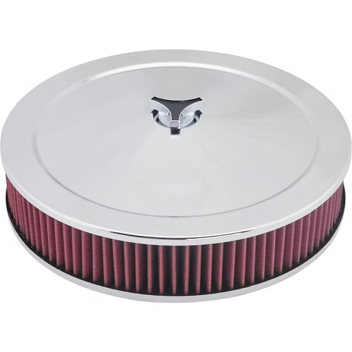Chrome air cleaner with - cleaner,