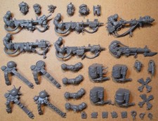 Space Ork Orks - Burna Boyz - Heads Burnas Big Shoota Rokkit (a) Bits Bitz 40K
