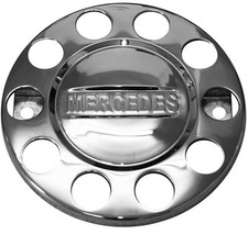 MERCEDES TRUCK WHEEL TRIMS STAINLESS STEEL 22.5 WHEEL 10 STUD