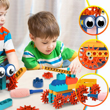 Electric Powered Robot Building Block Toy Kit - STEM Educational Creative Constr