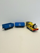 Trackmaster Rheneas & Blue mountain quarry wagons Thomas rare Christmas Present 