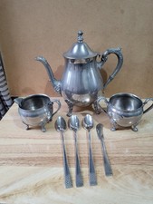 Silver Plated Tea Pot Set and