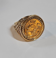 9ct Yellow Gold Coin Ring