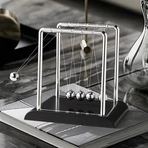 Newton cradle steel - steel, balance