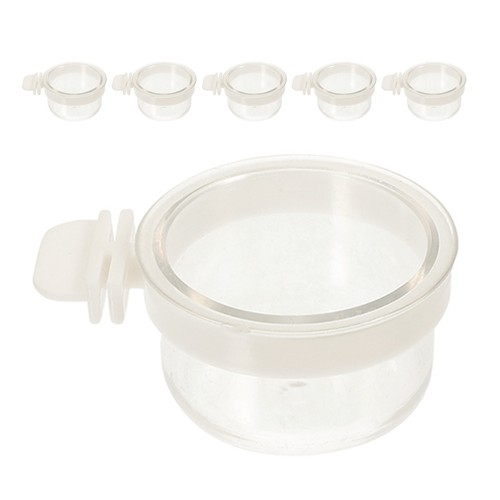 Pcs plastic bird cups parrot - pcs,