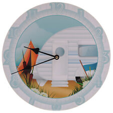 30cm CARAVAN WALL CLOCK in BOX