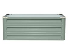 Garden Metal Raised Vegetable Planter Outdoor Flower Trough Herb Grow Bed Box