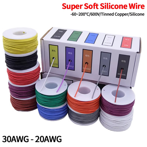 Silicone wire cable - cable, kit