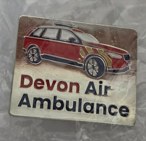 Devon air ambulance pin - ambulance, badge