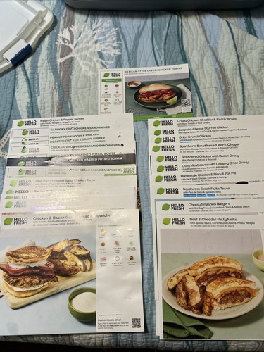 Hello fresh recipe - hello, cards