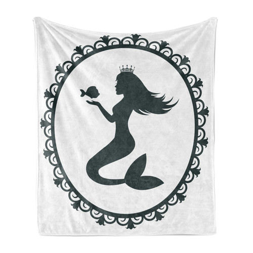 Mermaid soft flannel fleece - mermaid,