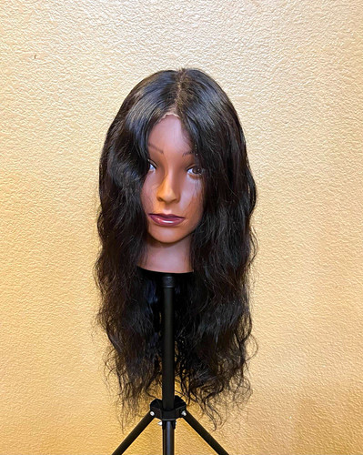 New human hair - 24”, 5x5