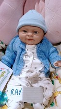 RAY  Full body Silicone reborn Boy 14" 36cm 3.2 lbs 1.5 kgs ideal first Silicone
