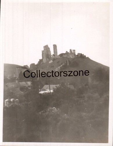 1930s corfe castle and village - 1930s,