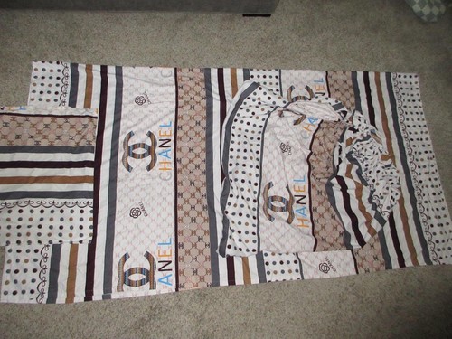 Chanel bedding fitted - bedding,