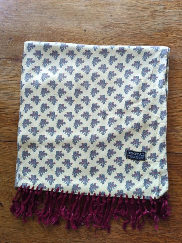 Tootal paisley scarf yellow - tootal,