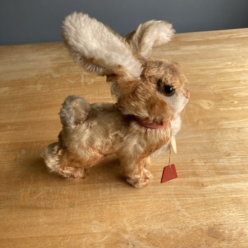 1960s steiff high rabbit - 11”,