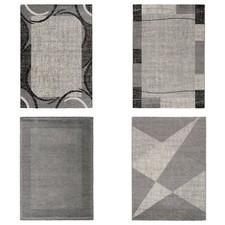 Modern Rug Grey Small Large