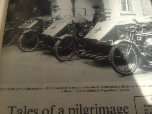 Sunbeam jap ww1 sidecar - ww1,