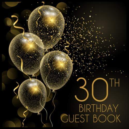30th birthday guest book - 30th,