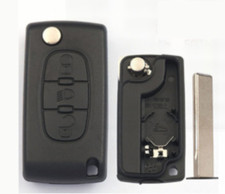 3 Button Remote Flip Key Case