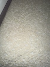 Bayer vintage french cream double bed throw  