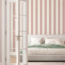 Regency Stripe Wallpaper Pink