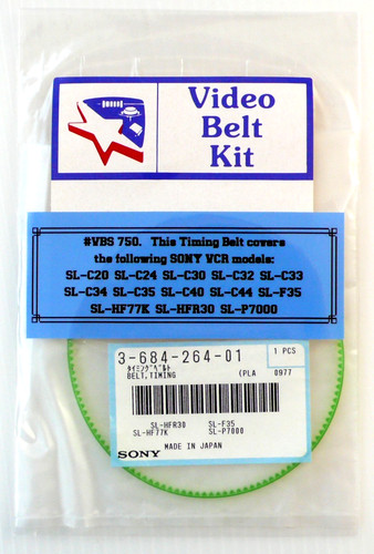 Vcr timing belt for - belt, sony