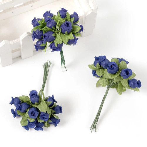 12pcs mini artificial rose - 12pcs,