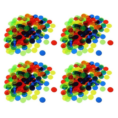 400 pieces plastic bingo chips - pieces,