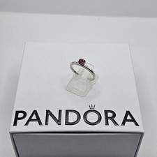 Genuine Pandora Ring You And Me Sparkling Red Heart ALE 925 Size- 56 196574CZRMX