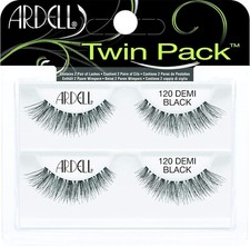 ARDELL TWIN PACK FALSE EYE LASHES DEMI BLACK (120) - 2 PAIRS