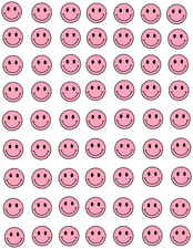 140 X Smiley Face Stickers Kids Rewards Sticker Party Bag Filler Scrapbook 03
