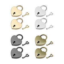 2x Heart Shaped Small Metal