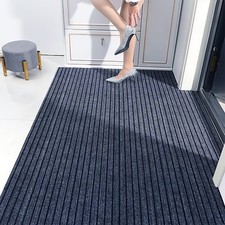 Large Heavy Duty Door Mat Non Slip Rubber Back Barrier Kitchen Hallway Floor Rug