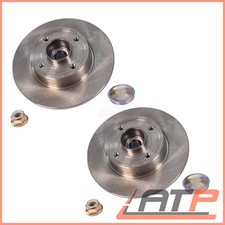 2x BRAKE DISC +WHEEL BEARING